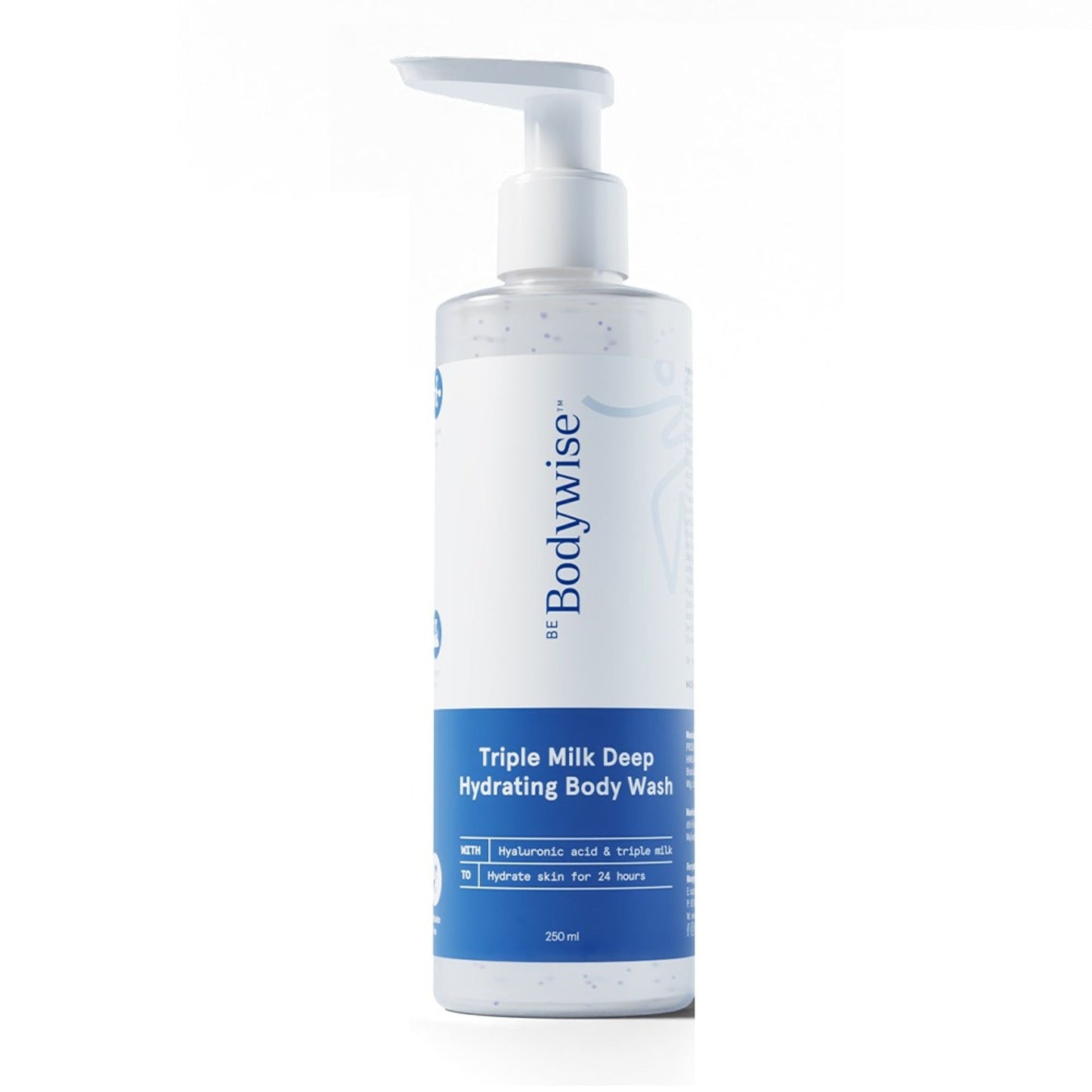 BeBodywise Triple Milk Deep Hydrating Body Wash - For Dry & Dehydrated Skin