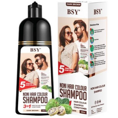 Bsy 5-Min 3 IN 1 Natural Hair colour shampoo - Brown