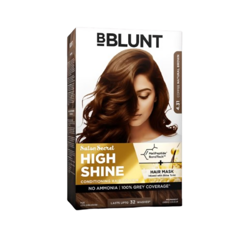 BBlunt Salon Secret High Shine Conditioning Hair Colour - Coffee Natural Brown