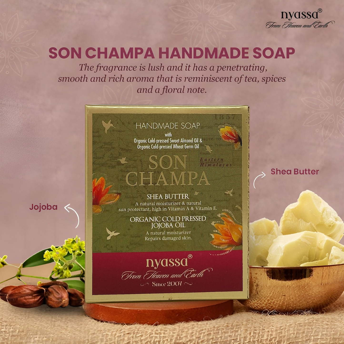 Nyassa Son Champa Handmade Soap