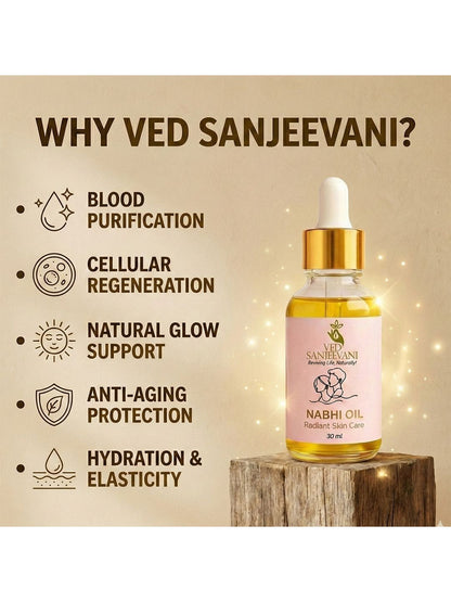 Ved Sanjeevani Radiant Skin Care Nabhi Oil