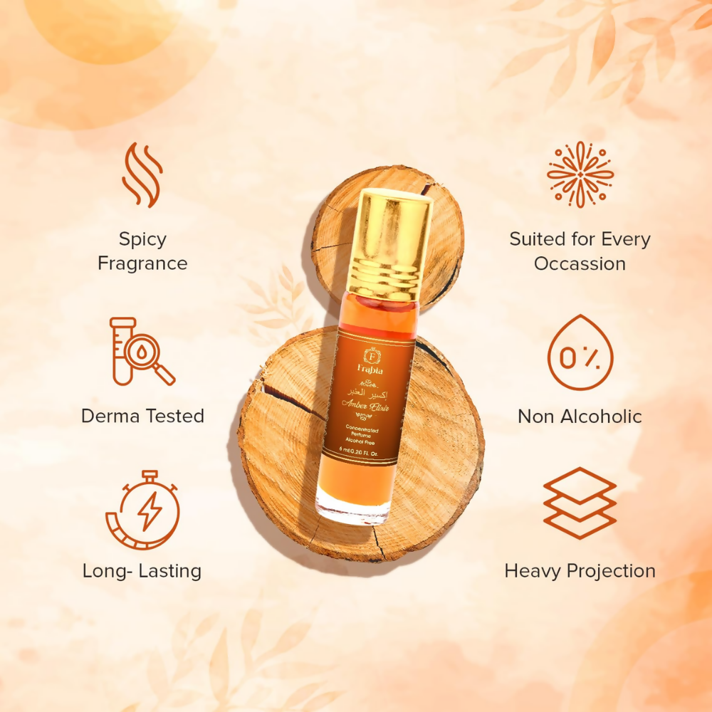 Frabia Amber Musk Perfume Oil for Men & Women