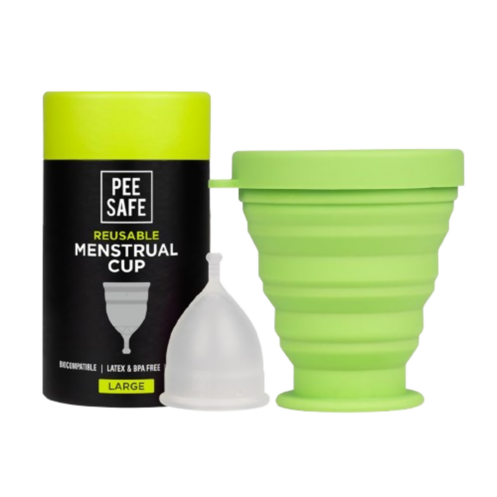 Pee Safe Menstrual Cup For Women With Pouch And Menstrual Cup Sterilizing Container