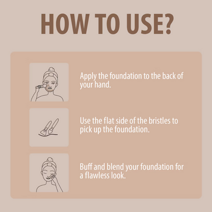 Bronson Professional Premium Foundation Blender Brush