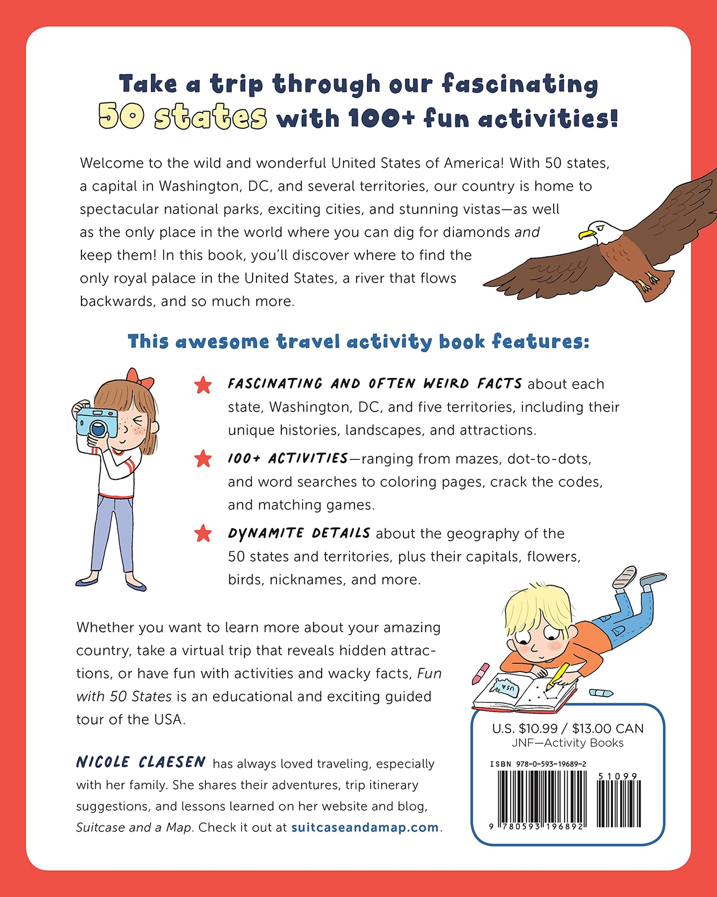 Fun with 50 States: A Big Activity Book for Kids about the Amazing United States 