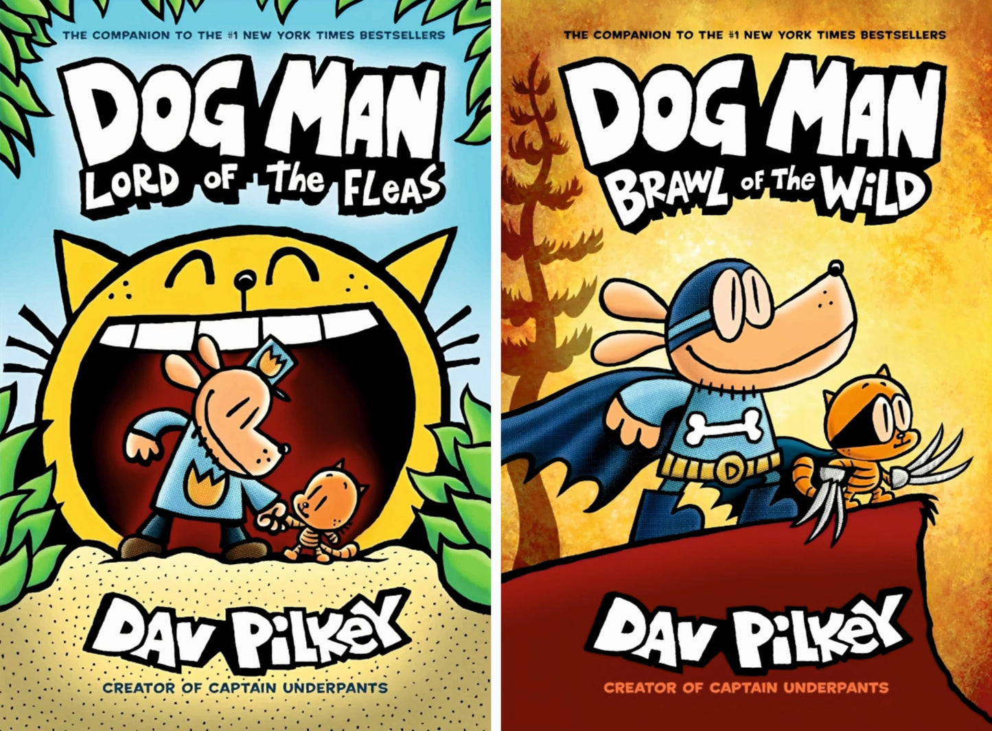 Dog Man Series Complete Collection Set (Books 1–14) by Dav Pilkey