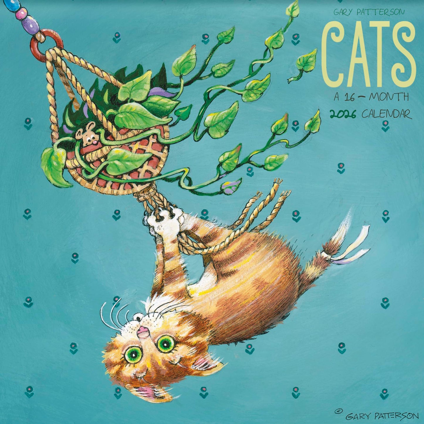 2026 Gary Patterson - Cats Mini Wall Calendar