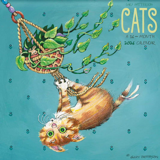 2026 Gary Patterson - Cats Mini Wall Calendar