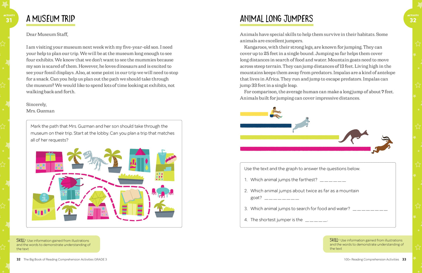 The Big Book of Reading Comprehension Activities, Grade 3: 100+ Activities for After-School and Summer Reading Fun