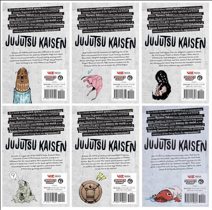 Jujutsu Kaisen Manga Vol. 7–12 Bundle Set