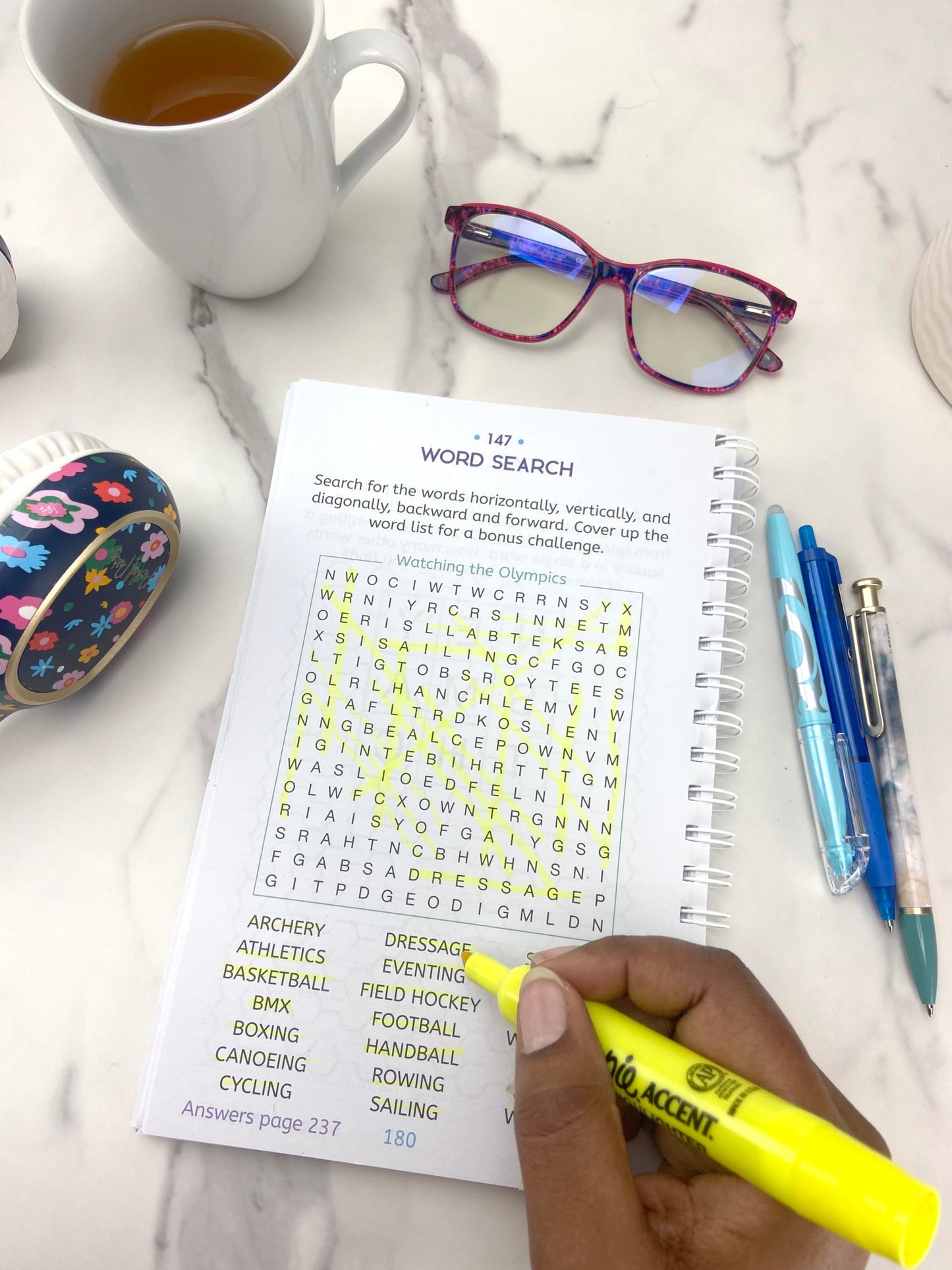 Large Print Memory Puzzles: 175+ Puzzles and Activities for Adults to Exercise Memory and Improve Focus - Includes Spiral Bound / Lay Flat Design and ... Font for Easy Reading (Brain Busters) 