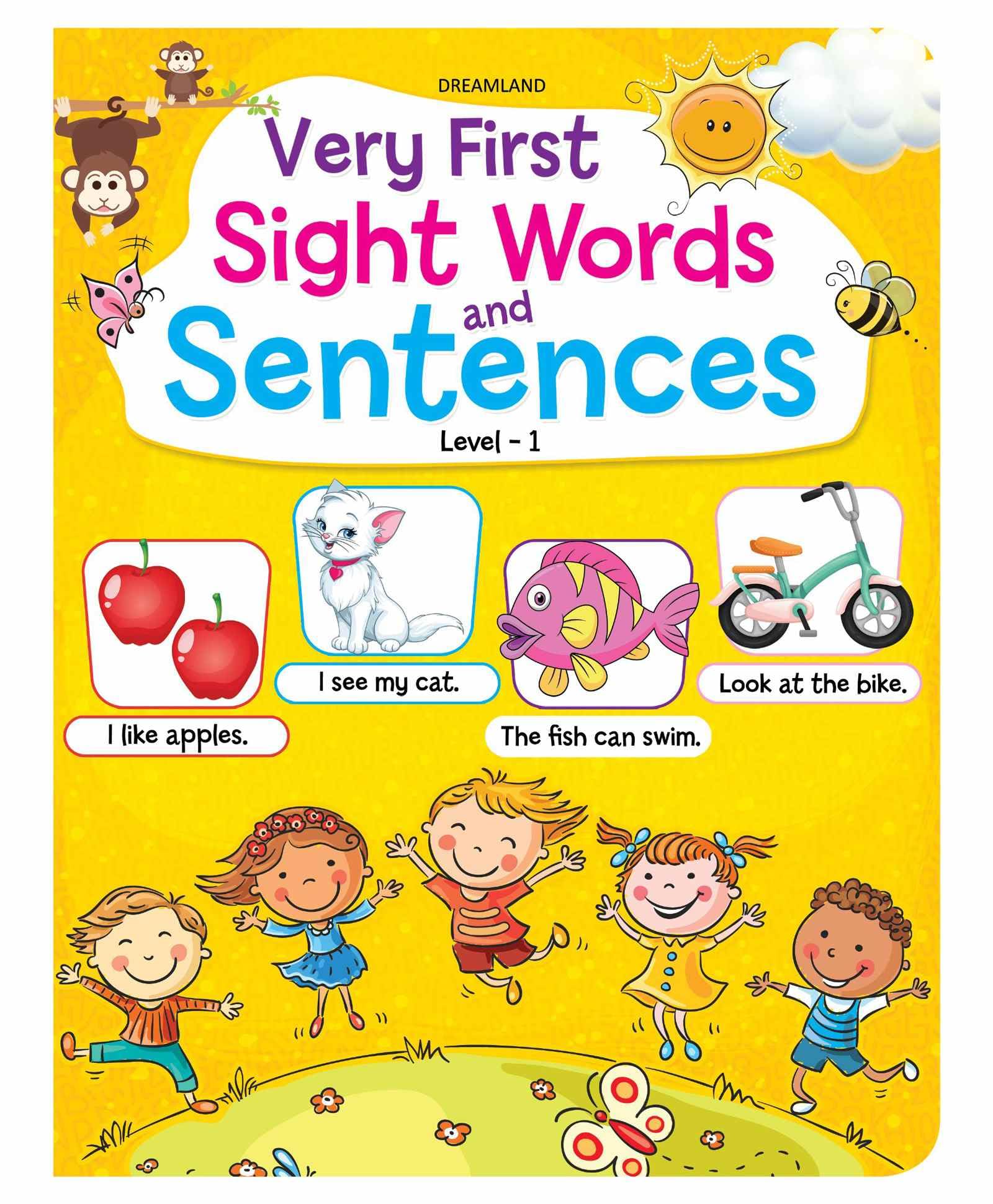 very-first-sight-words-sentences-level-1-kids