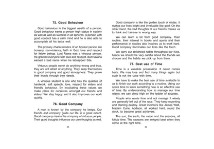 Scholars Hub English Essays & Letters Book For School Students (Vol-1 & 2) (Set Of 2 Books) | 180 Pages