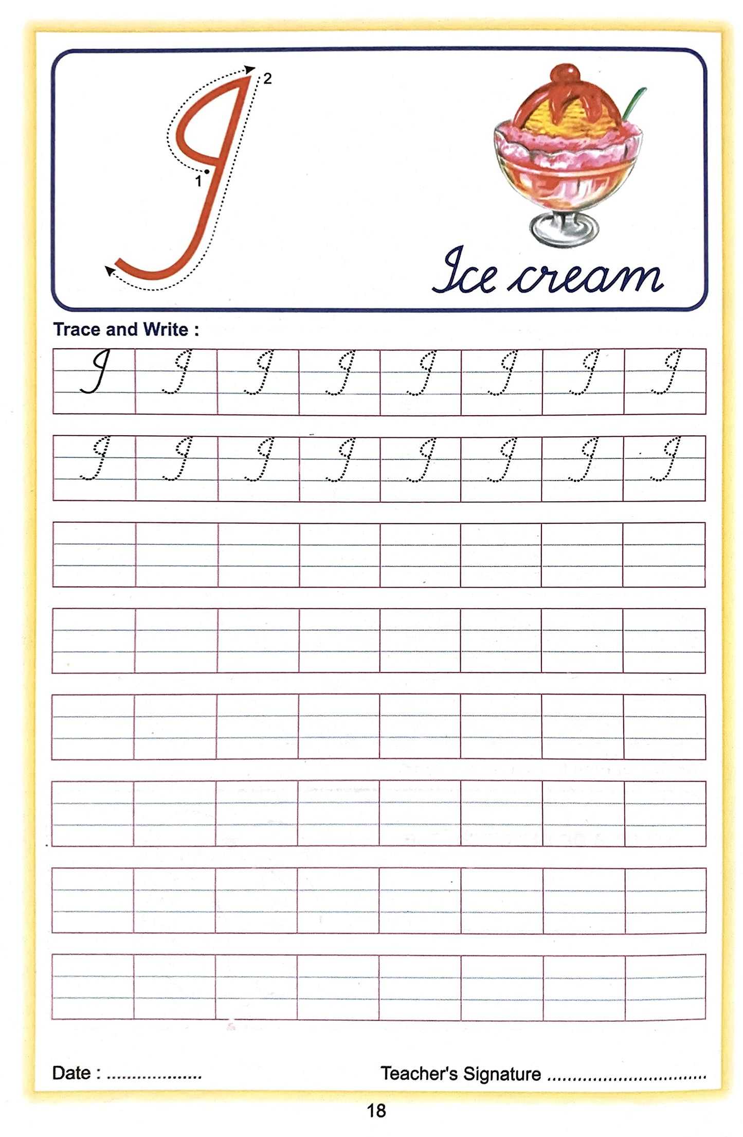 Alphabet Cursive Writing. (Capital)