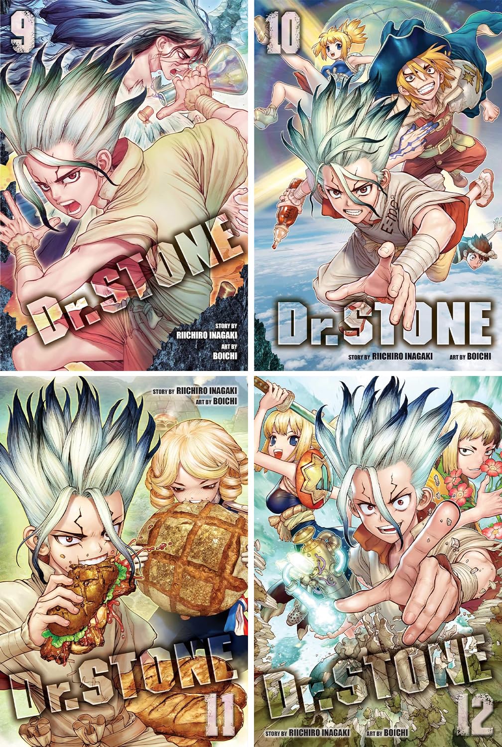 Dr. STONE Manga Collection Vol. 1–26 by Riichiro Inagaki & Boichi
