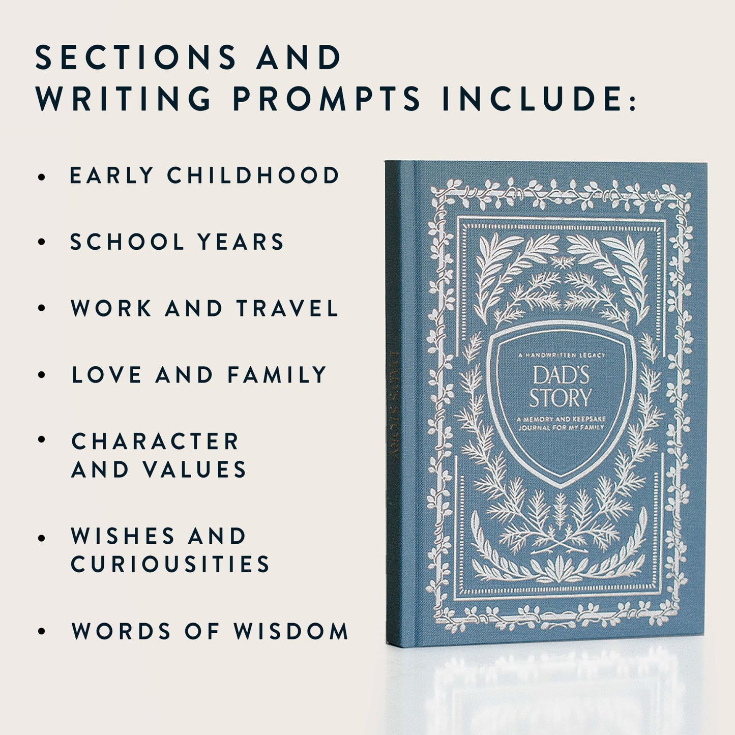 Dad's Story: A Memory and Keepsake Journal for My Family (Heirloom Story Books and Guided Journals)