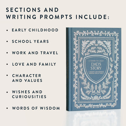 Dad's Story: A Memory and Keepsake Journal for My Family (Heirloom Story Books and Guided Journals)