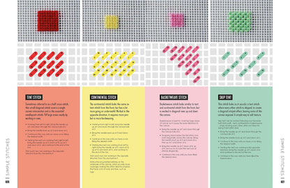 Needlepoint: A Modern Stitch Directory: Over 100 creative stitches and techniques for tapestry embroidery