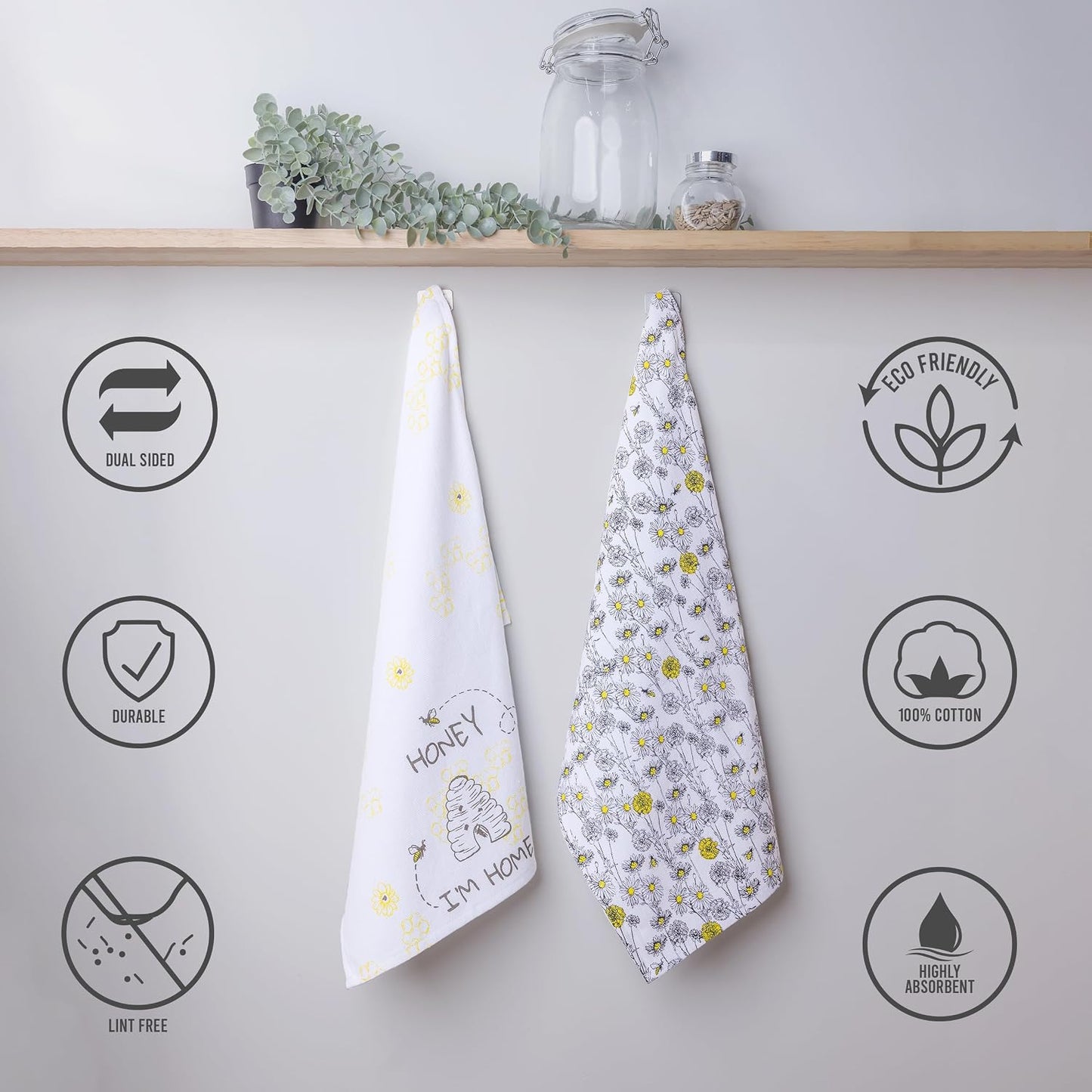FRENCH BREAD Everyday Kitchen Towels - Set of 2