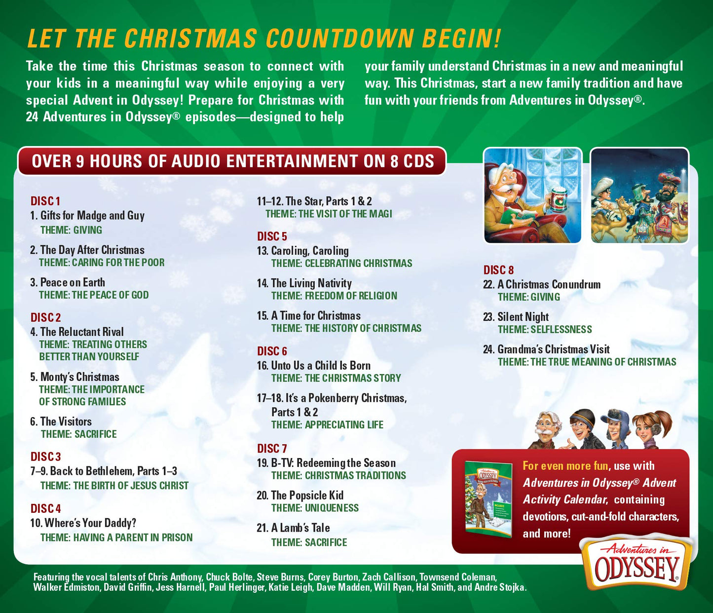 Countdown to Christmas Advent Collection (Adventures in Odyssey)