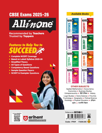 Arihant All in One Chemistry Class 11 for CBSE Exams 2025-26