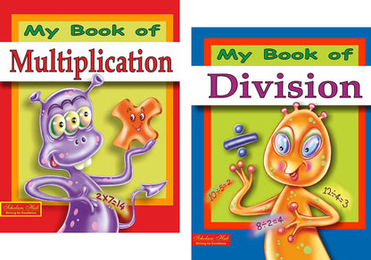 Scholars Hub Addition, Subtraction, Multiplication & Division Book For Kids Combo (Set Of 4 Books) | 192 Pages
