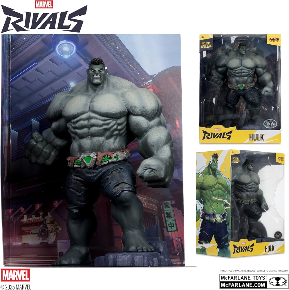 Mcfarlane - Hulk(Marvel Rivals) – 1:6 Scale Collectible (CHASE GREY HULK)