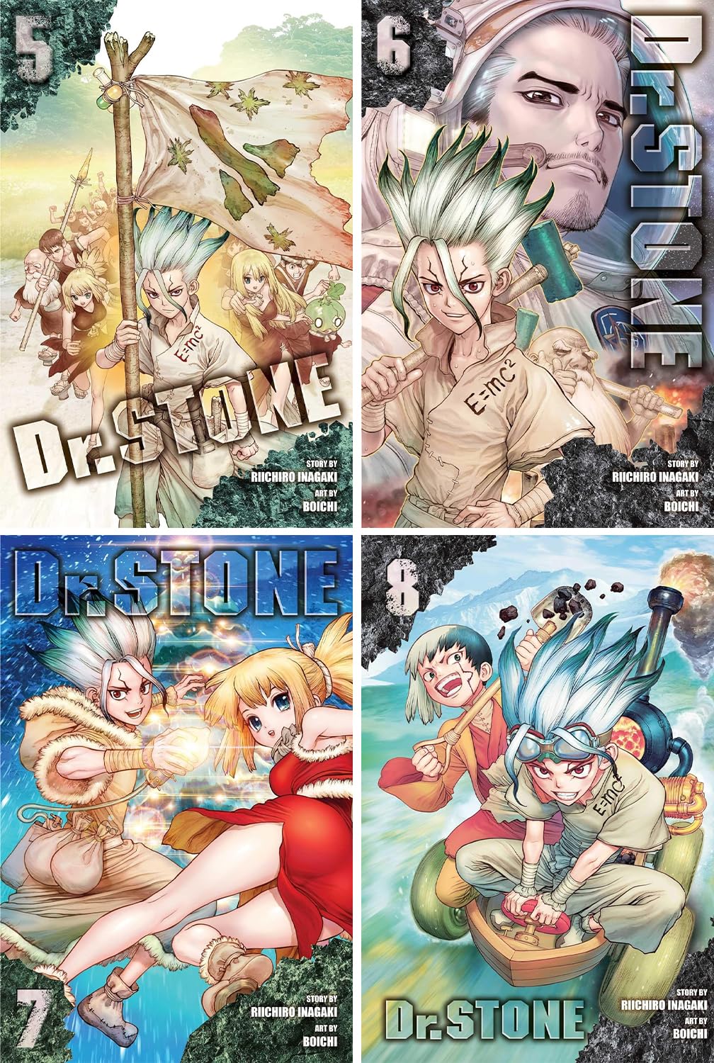 Dr. STONE Manga Collection Vol. 1–26 by Riichiro Inagaki & Boichi
