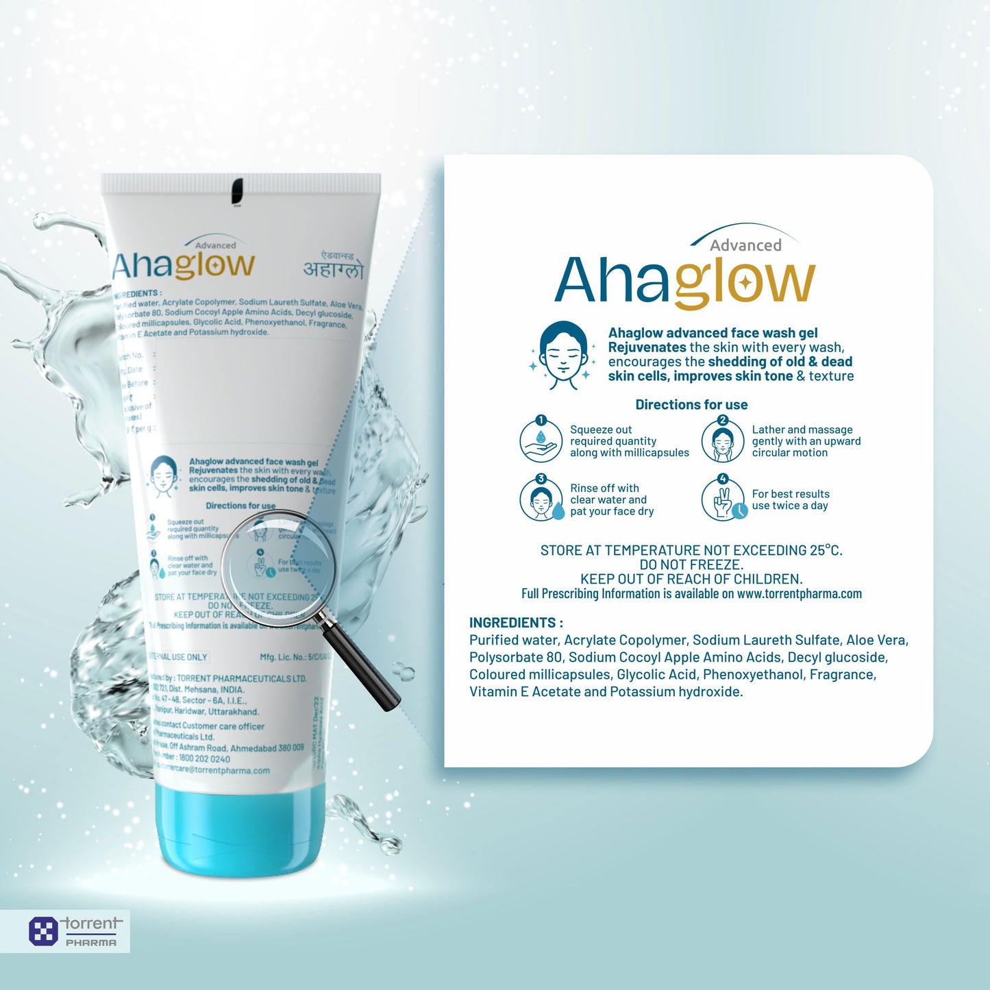Gentle Face Wash Gel for Normal & Oily Skin - 100g