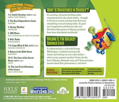 The Wildest Summer Ever: And Other Grins, Grabbers and Great Getaways (Adventures in Odyssey)