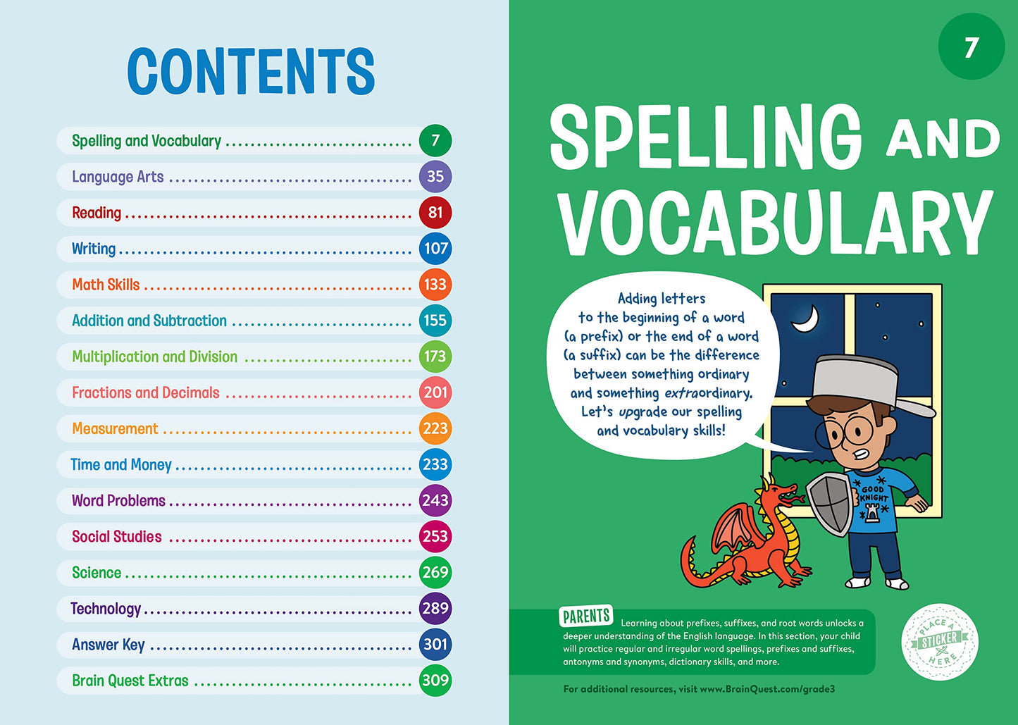 Brain Quest Workbook: 3rd Grade Revised Edition (Brain Quest Workbooks) 