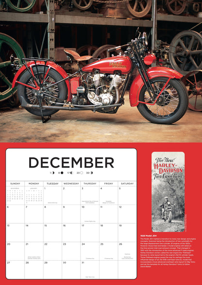 Harley-Davidson 2026 17x12: 16-Month Calendar--September 2025 through December 2026 