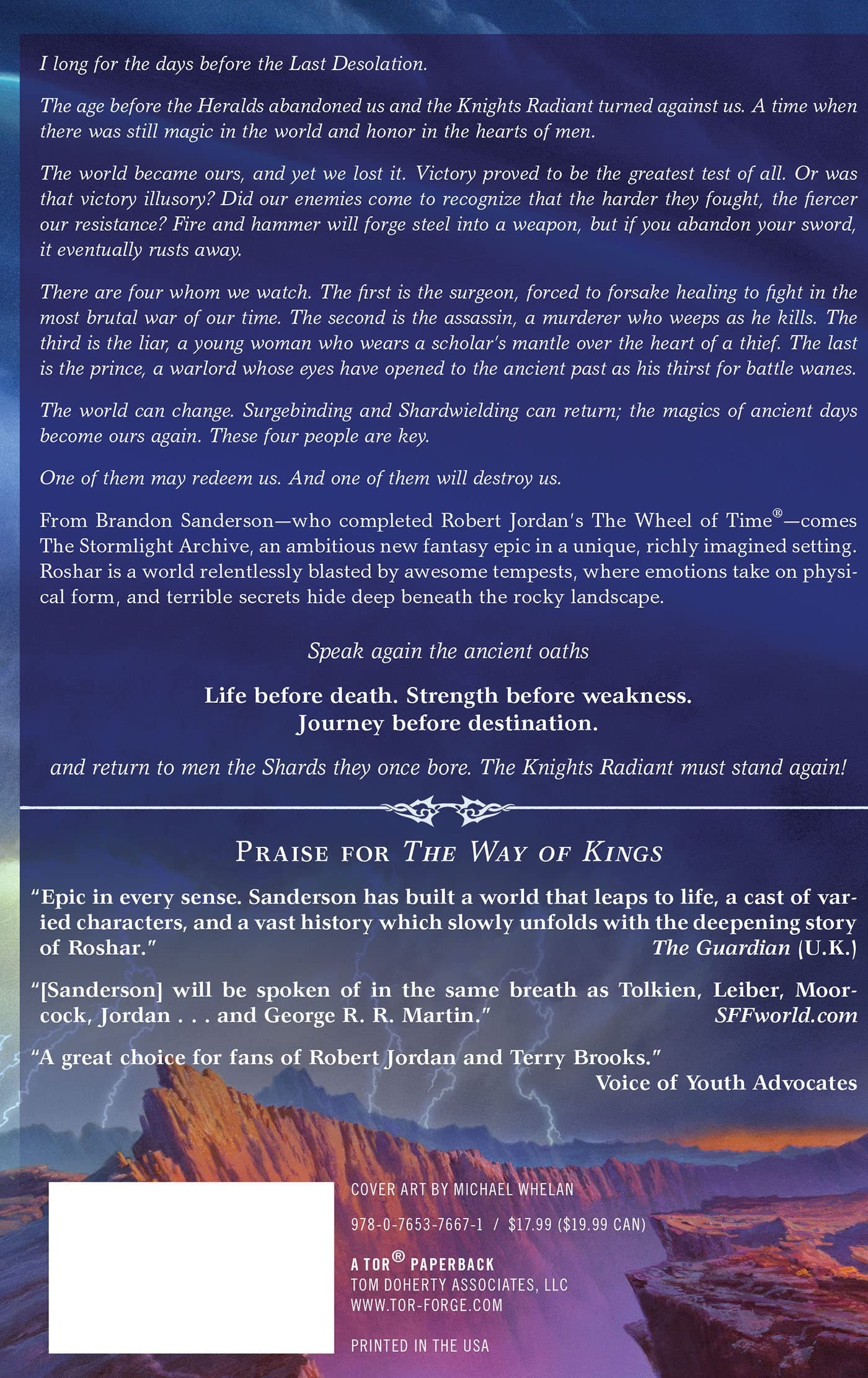 The Way of Kings: Book One of the Stormlight Archive