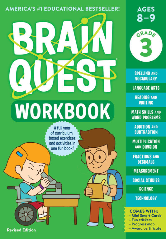Brain Quest Workbook: 3rd Grade Revised Edition (Brain Quest Workbooks) 