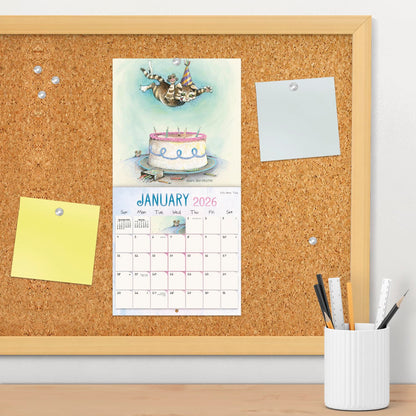 2026 Gary Patterson - Cats Mini Wall Calendar