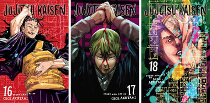Jujutsu Kaisen Manga Bundle (30 Books) with T-Shirt, Hoodie, Backpack, Figures & Accessories Set