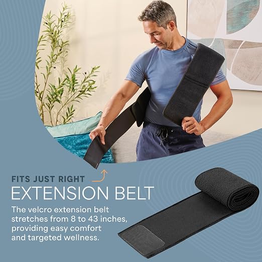 Red Light Therapy Belt with 660nm & 850nm Wavelengths for Body Treatment - Adjustable, Portable, USB Powered