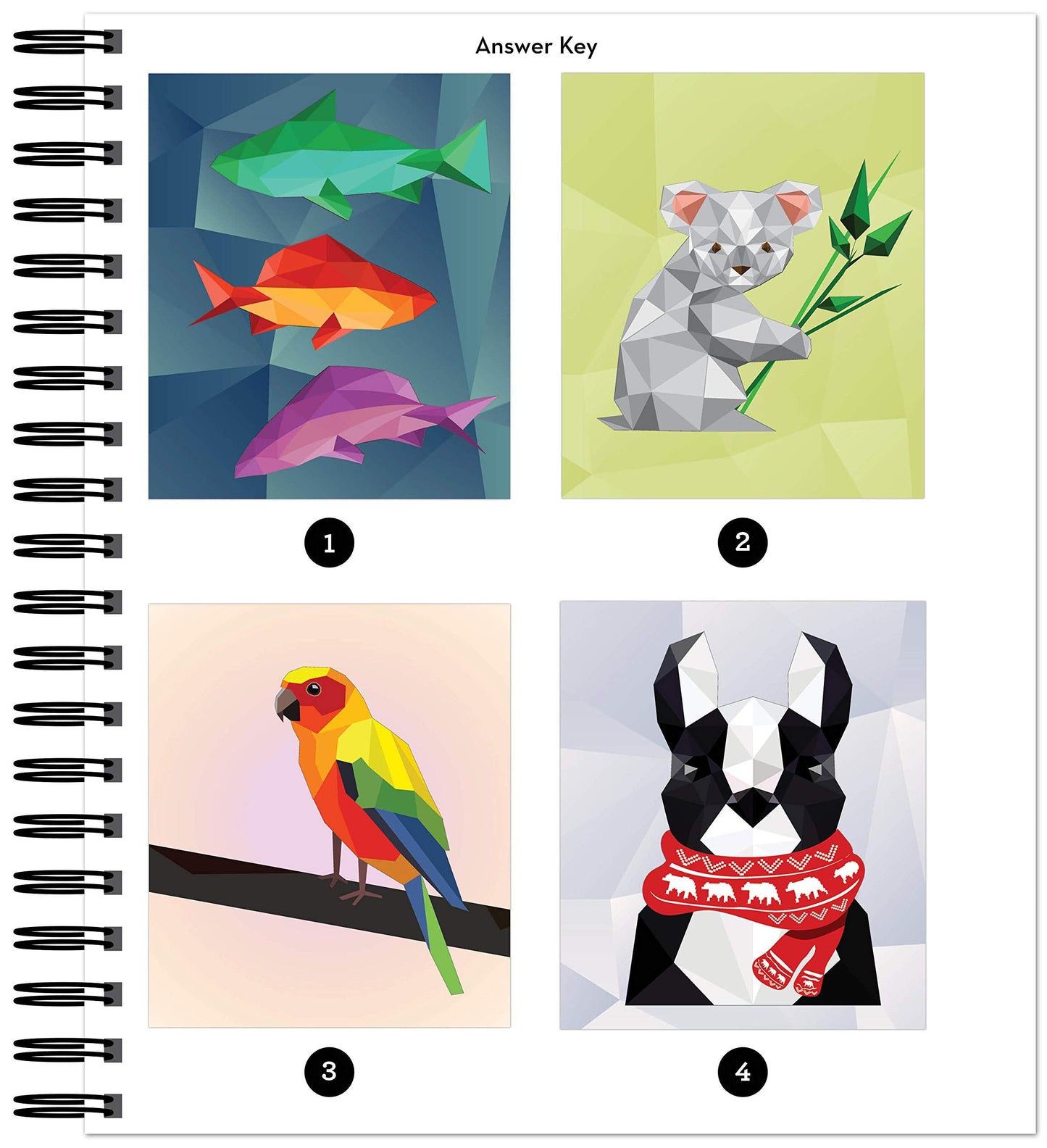 Brain Games - Sticker by Number: Animals - 2 Books in 1 (42 Images to Sticker) 