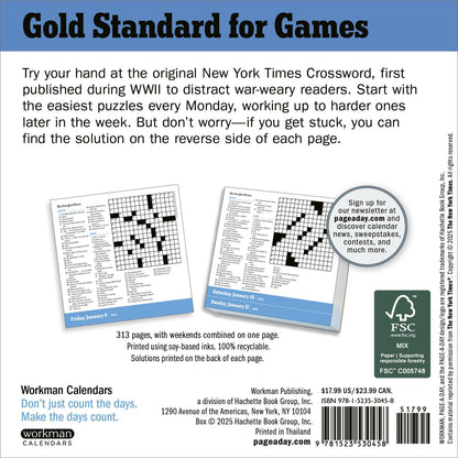 New York Times Crossword Page-A-Day® Calendar 2026 