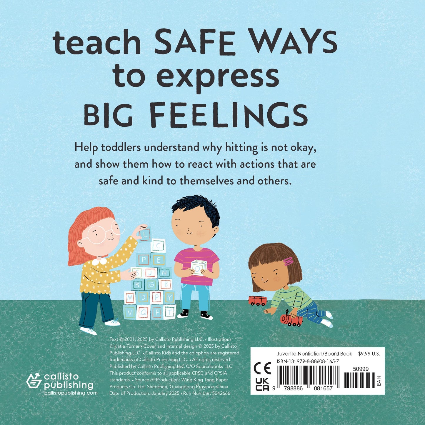 What to Do When You Feel Like Hitting: A No Hitting Book for Toddlers (Big Feelings Books for Toddlers)