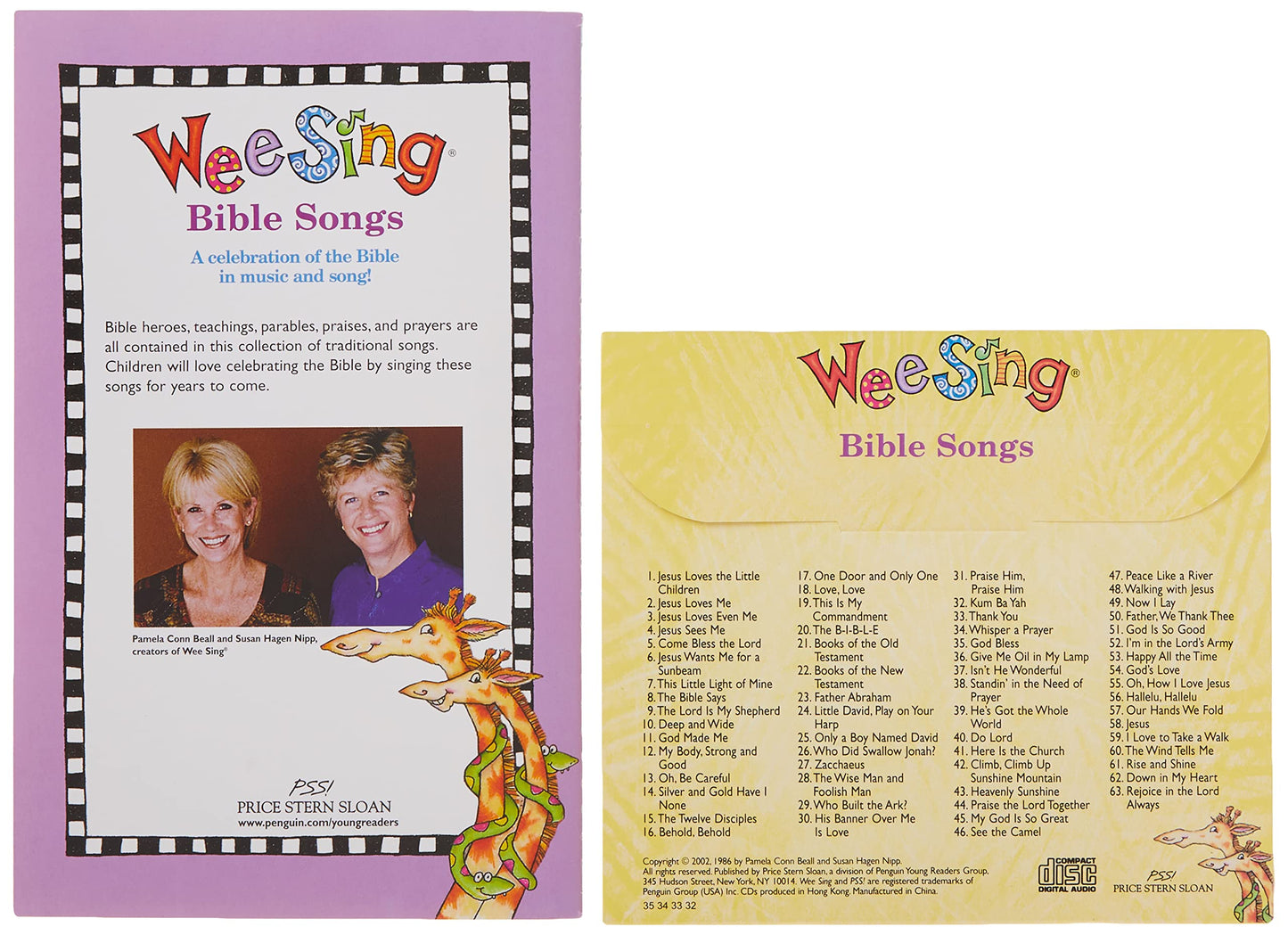 Wee Sing Bible Songs (Wee Sing) CD and Book Edition 