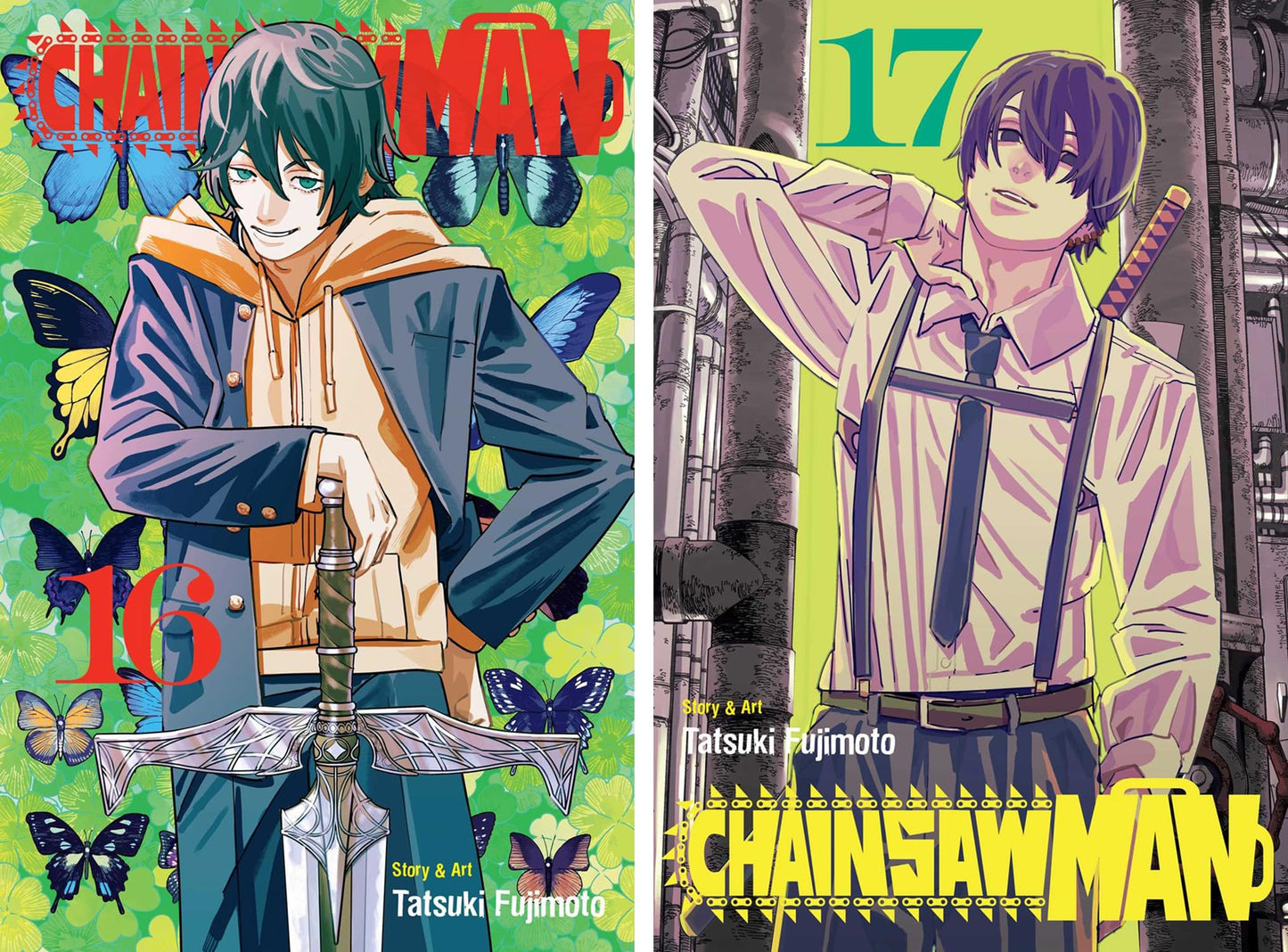 Chainsaw Man Complete Collection (Vol. 1-20 + Buddy Stories), Manga Series Set by Tatsuki Fujimoto (21 Books)