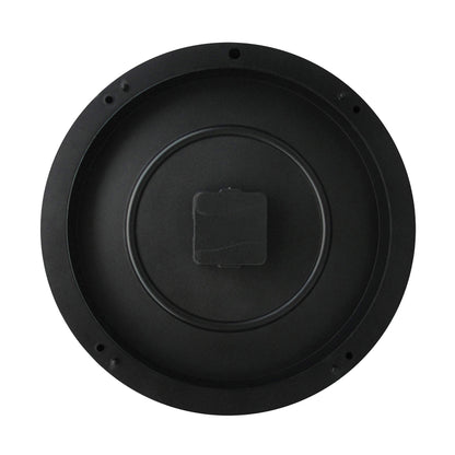 Wall Clock with Silent Movement, 30 cm, Black, MDF and Glass