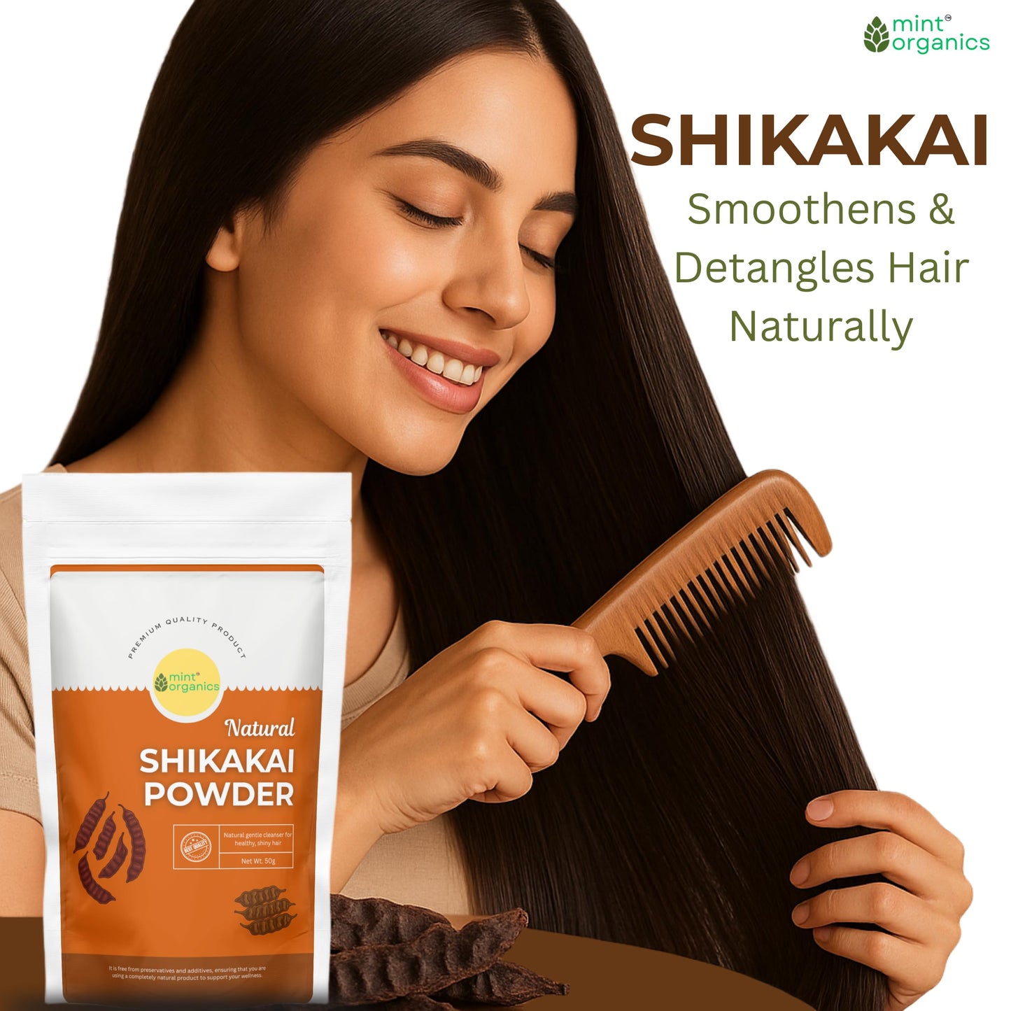 Natural Ayurvedic Hair Pack with Amla, Bhringraj & More - 250g