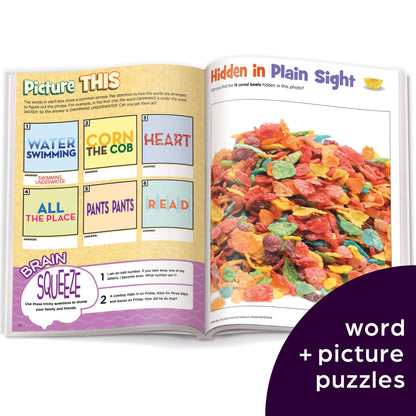 Ultimate Puzzle Challenge!: 125+ Brain Games for Kids, Mazes, Brain Teasers, Word Searches, Crossword Puzzles, Sudoku, Logic Puzzles and More, Kids Activity Book (Highlights Jumbo Books & Pads) 
