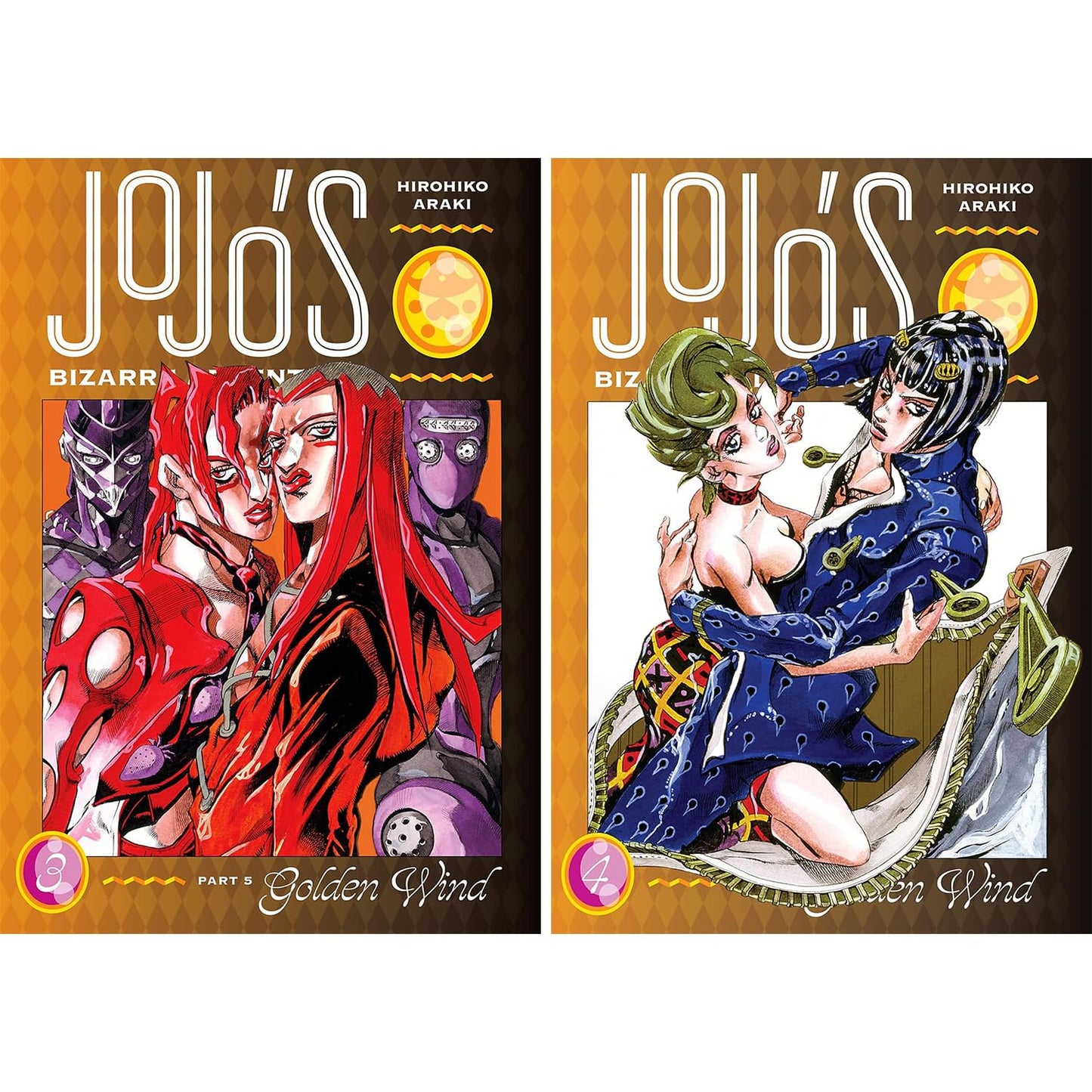 JoJo’s Bizarre Adventure Part 5: Golden Wind Manga Collection Vol. 1–9 by Hirohiko Araki