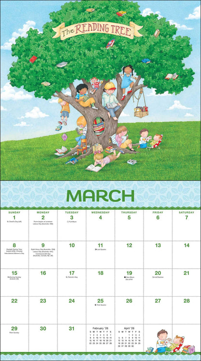 Mary Engelbreit's Friendship Is a Sheltering Tree 2026 Deluxe Wall Calendar