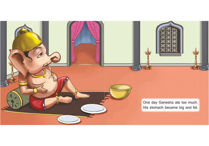 Scholars Hub Mythological Story Books For Kids- Readers Nook Series -Ganesha And The Moon-1, Krishna And The Fruit Seller-2, When Hanuman Tried To Eat Up The Sun -3 (Set Of 3 Books) (For Ages 3+) (Illustrated) |48 Pages| Single Line Storybook For Kids