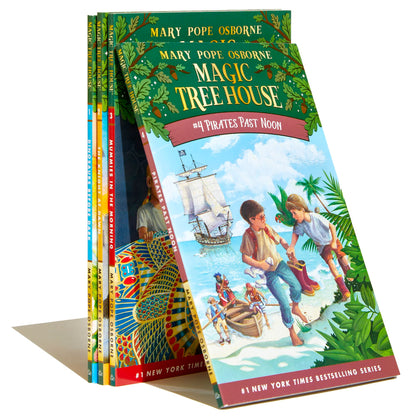 Magic Tree House Boxed Set, Books 1-4: Dinosaurs Before Dark, The Knight at Dawn, Mummies in the Morning, and Pirates Past Noon 