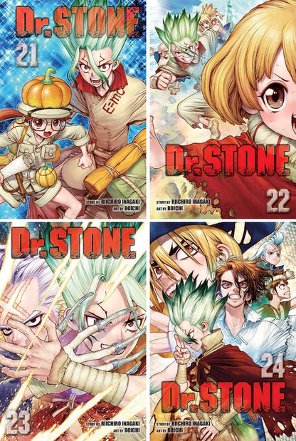 Dr. STONE Manga Collection Vol. 1–26 by Riichiro Inagaki & Boichi